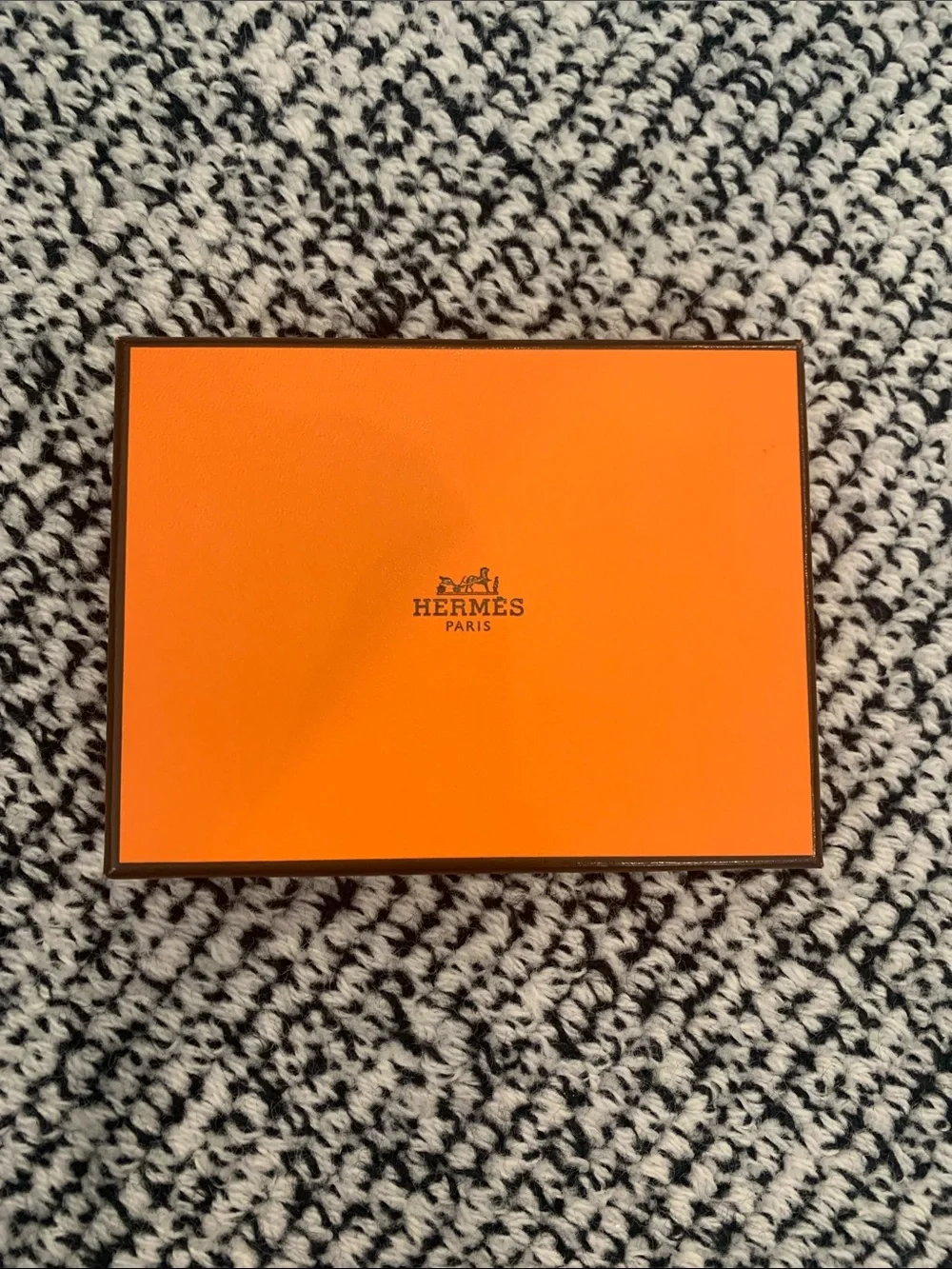 Hermès Double Tour Bracelet in Black and Silver